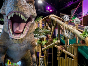 "Exploring Dinotropolis Dinosaur Adventure Park in The Sun"